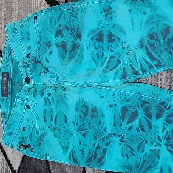 ROCK & REPUBLIC TIE DYE OSCAR SKINNY BERLIN DENIM JEAN - Picture 7 of 14